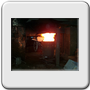 Before casting, the pots carying melted iron must be heated